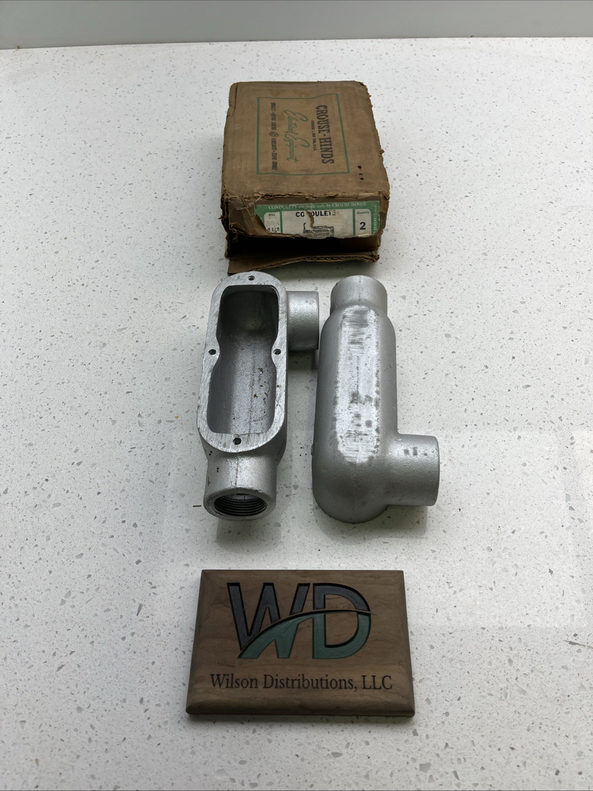 Crouse-Hinds LL48 1 1/4” Conduit Body GALV (Lot Of 2)