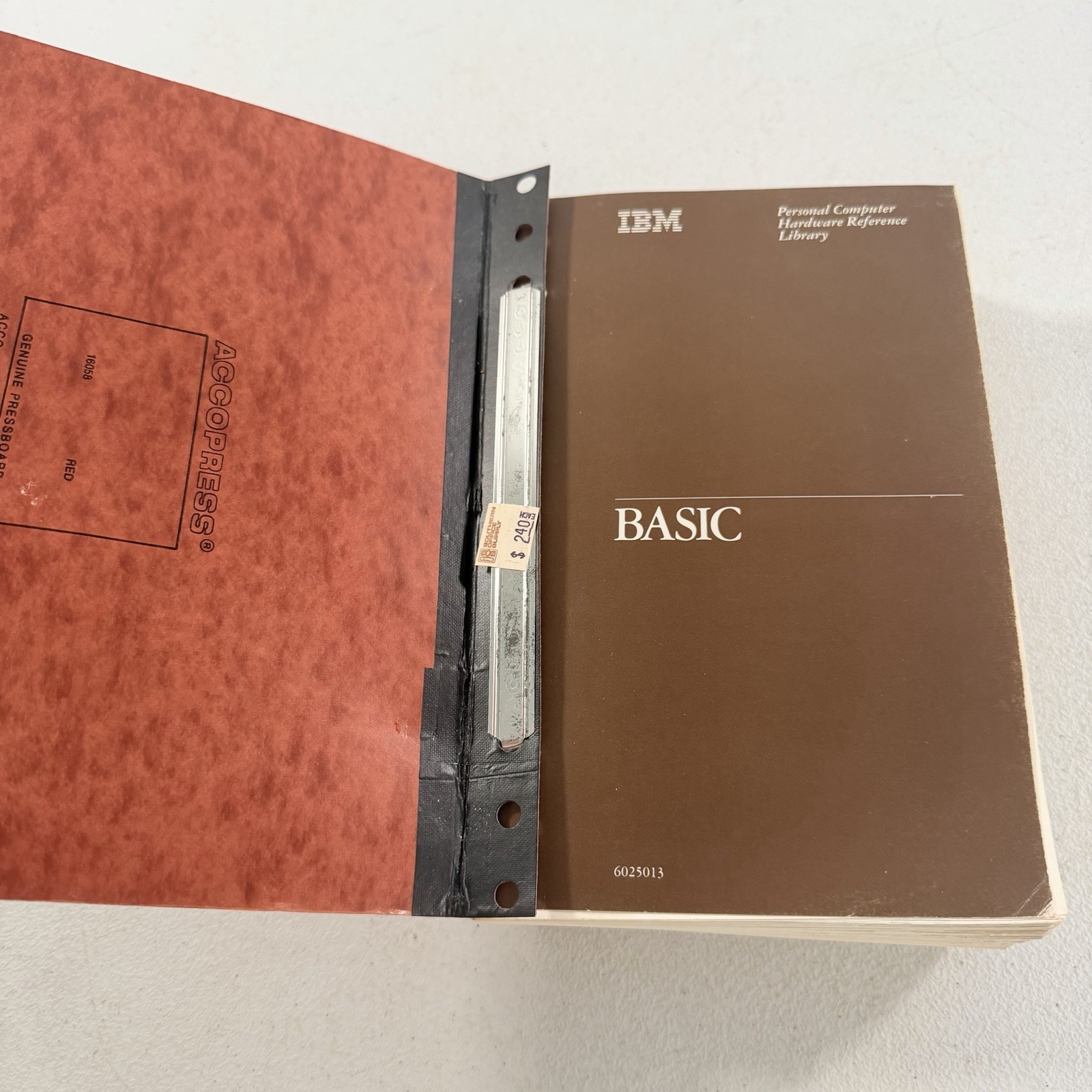 IBM Basic 6025013 Personal Computer Hardware Reference Library 2nd Edition 1982