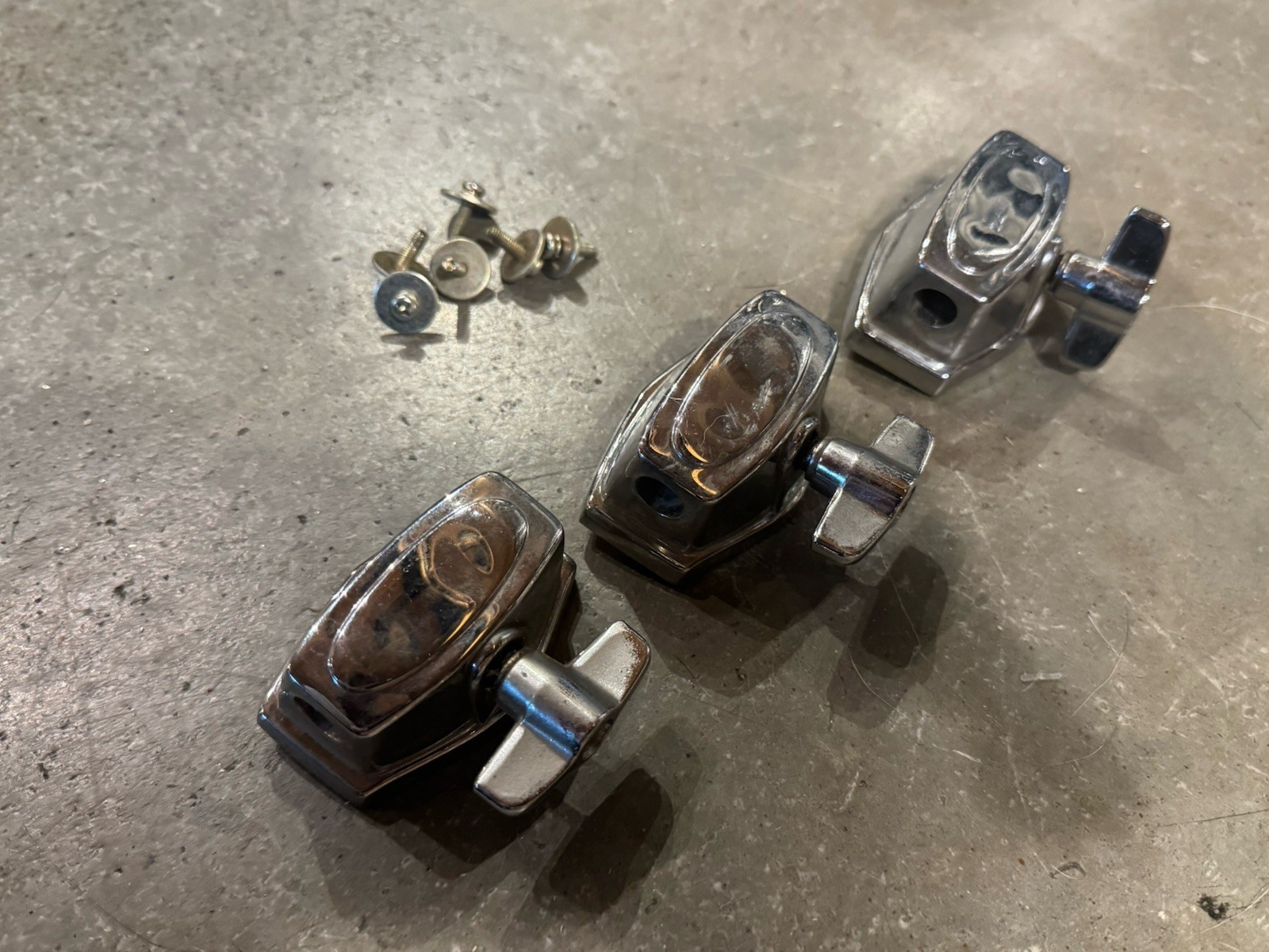 (3) TAMA RockStar Floor Tom Leg Mount Holder Bracket Part SwingStar RockStar DT6