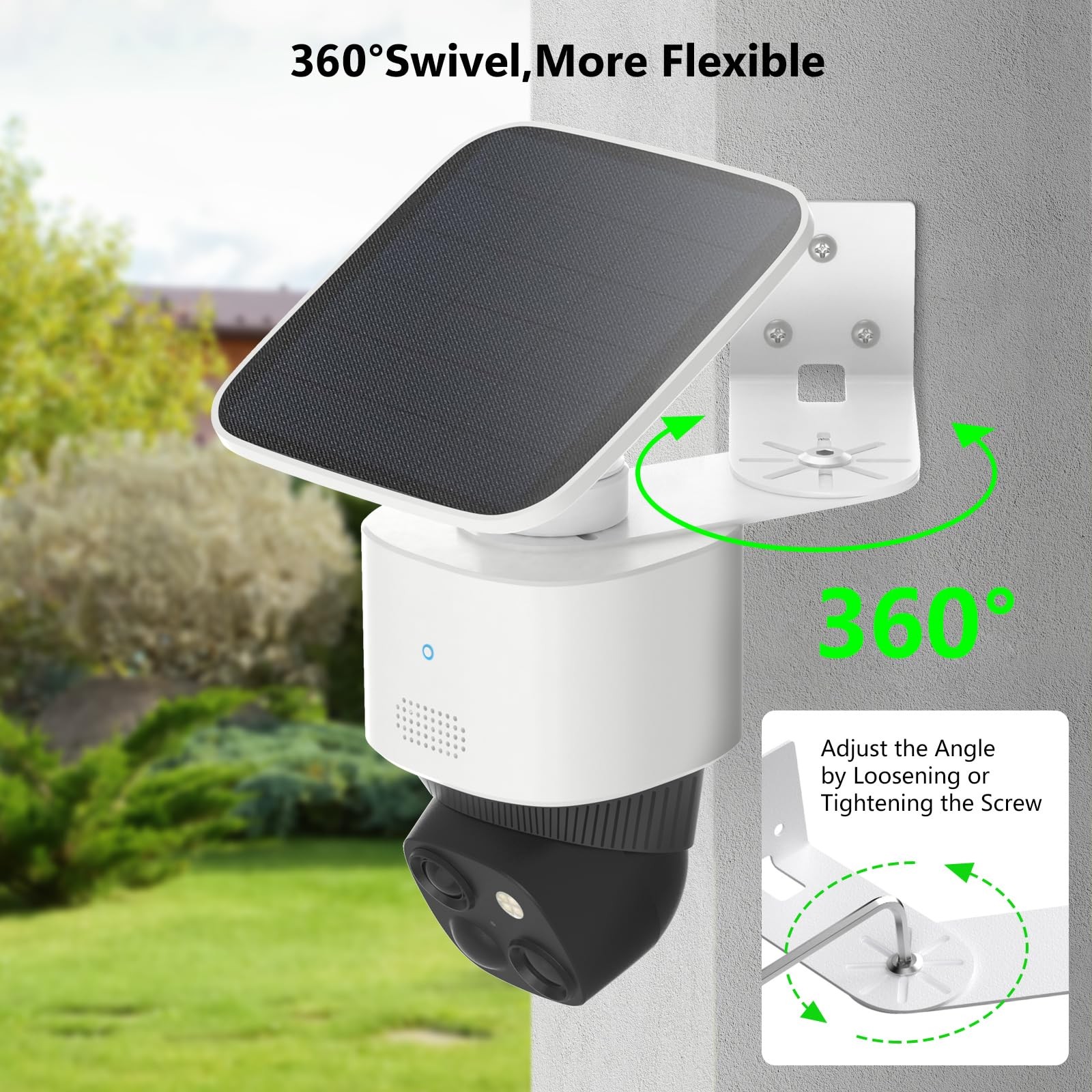 Adjustable Corner Mount Bracket for Eufy Security SoloCam S340/E30/E42, Metal...