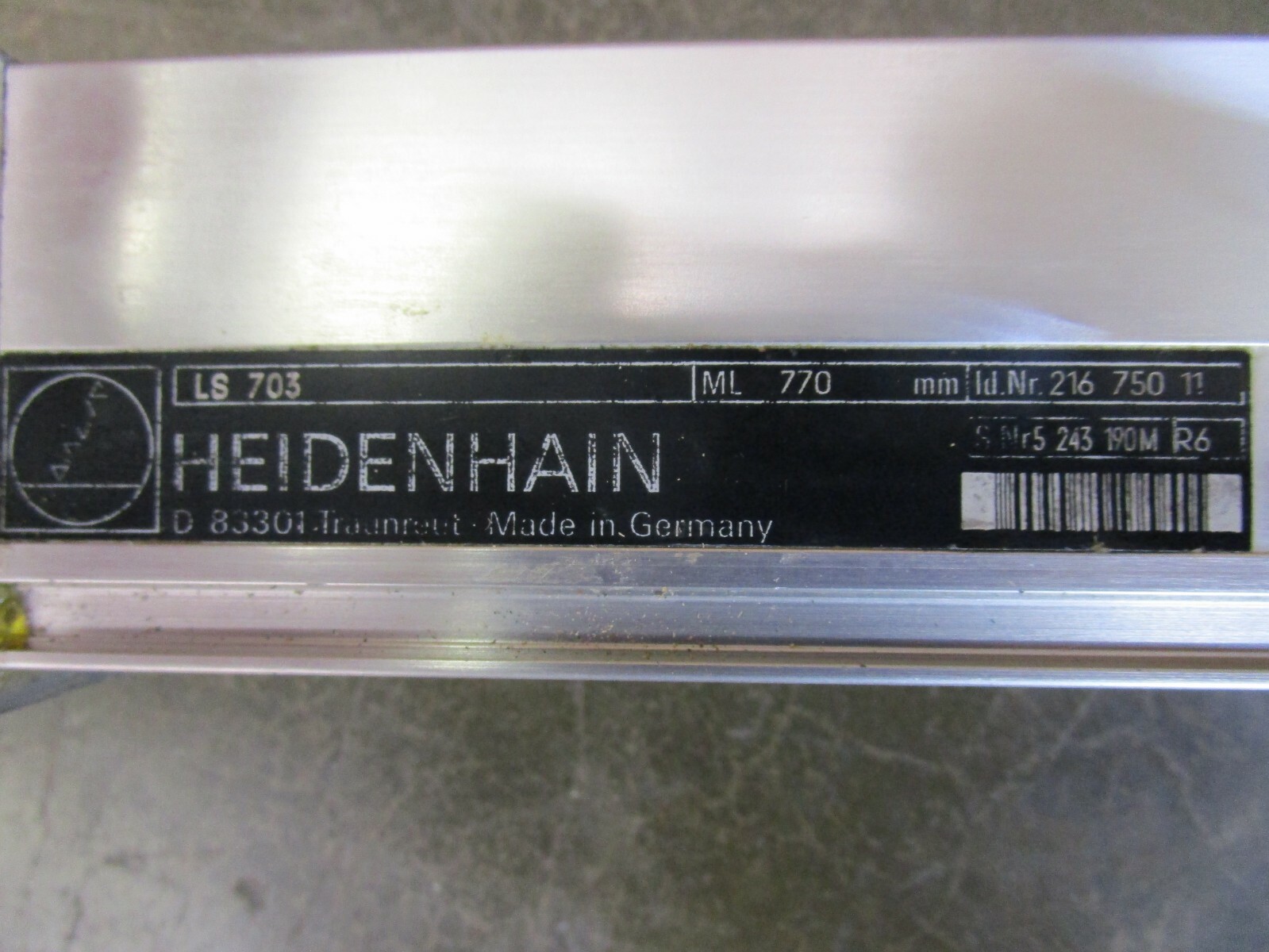 HEIDENHAIN LS 703/ML770MM LS703/ML770MM LINEAR ENCODER ( NO READER HEAD)