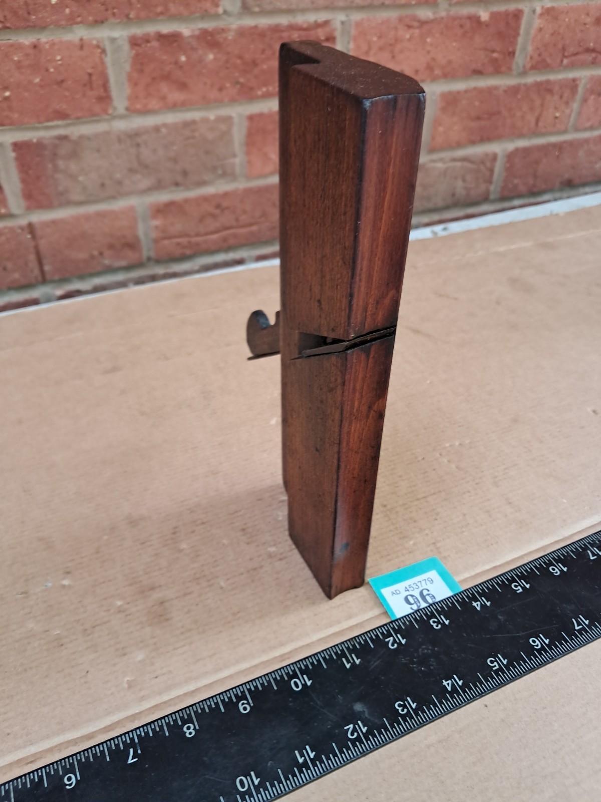 Vintage Moulding Plane by W. Dibb York No 12 Hollow in Good Condition For Age