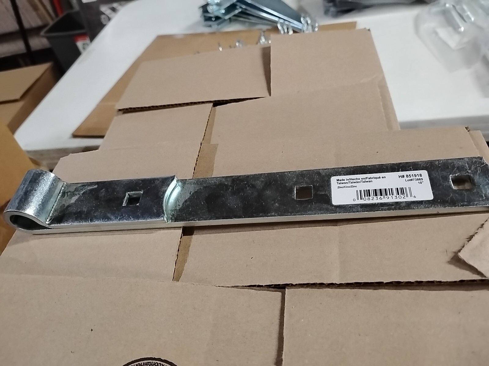 Hardware Essentials 851918 gate hinge strap, 10 in l dimensions, steel,...