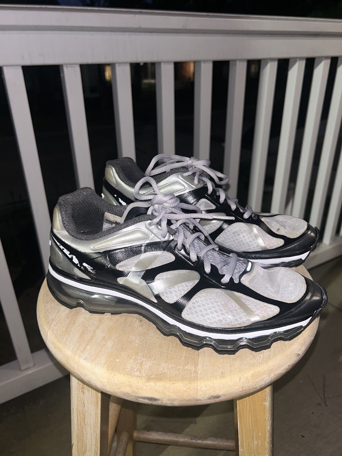 Nike Air Max 2012 Grey White Black Mens US Size 8