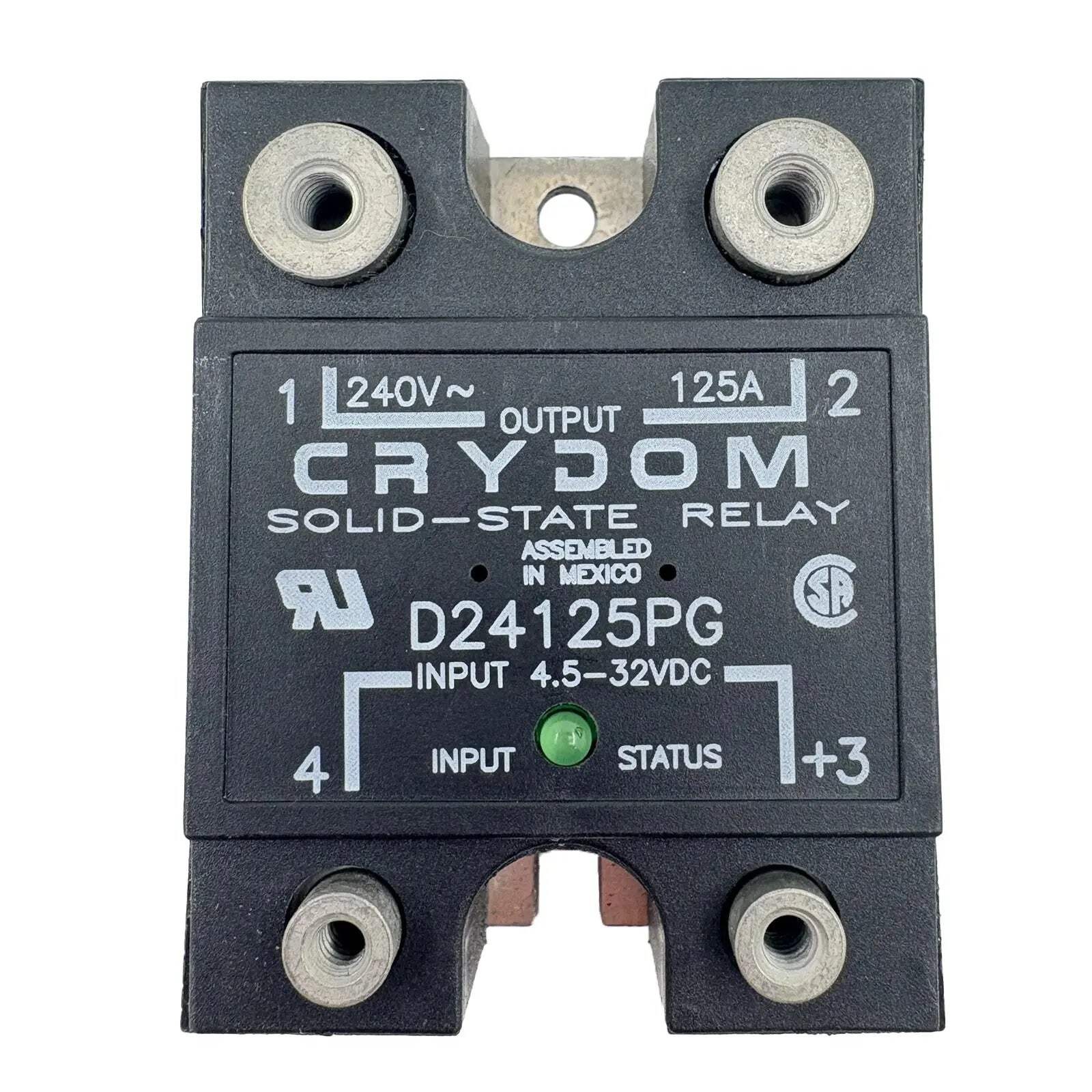 Crydom Solid State Relay 240VAC 125A 4.5 32VDC D24125PG