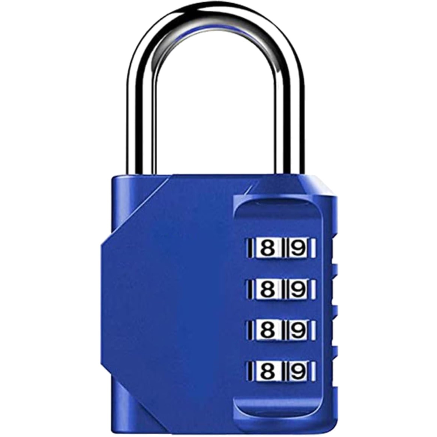 Sturdy Combination Lock with Hardened Steel Shackle for Security and Portability