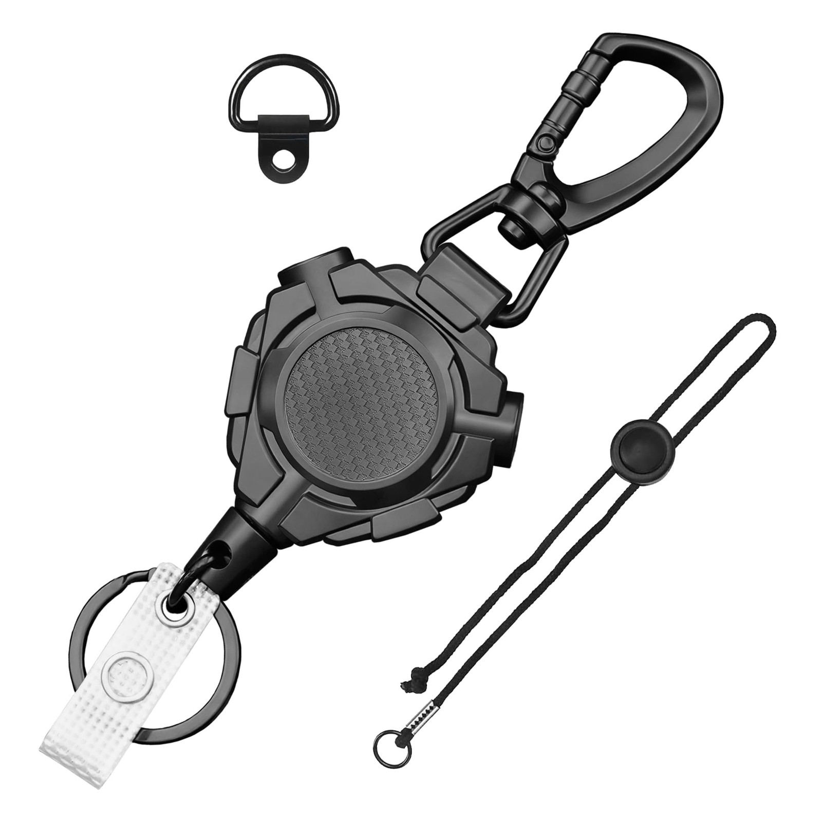 Ezcora CB Mic Holder Retractable Microphone Keeper Heavy Duty CB Radio Retrac...