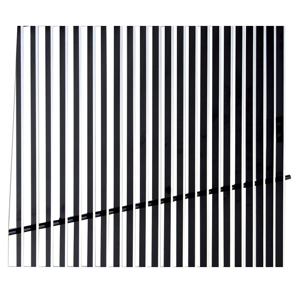 Aluminum Grille Insert with Vertical Bars for Peterbilt 379 Extended Hood
