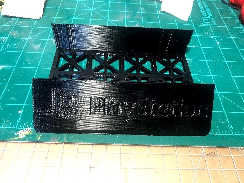 Fat Vertical Stand Original for Sony PlayStation 2 Console Display Case Desk
