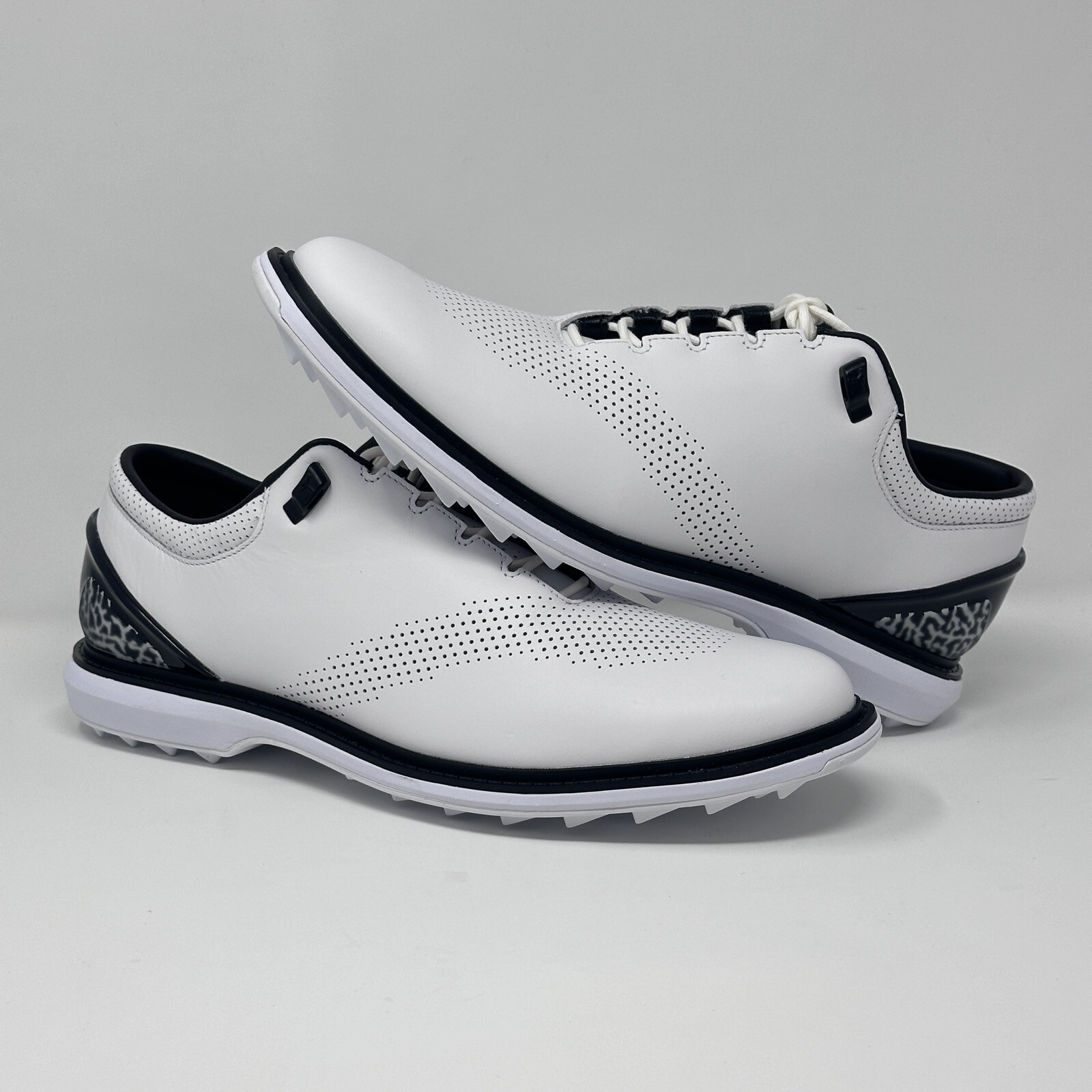 Nike Jordan ADG 4 Golf Shoes White Black Multiple Sizes New No Box DM0103-110