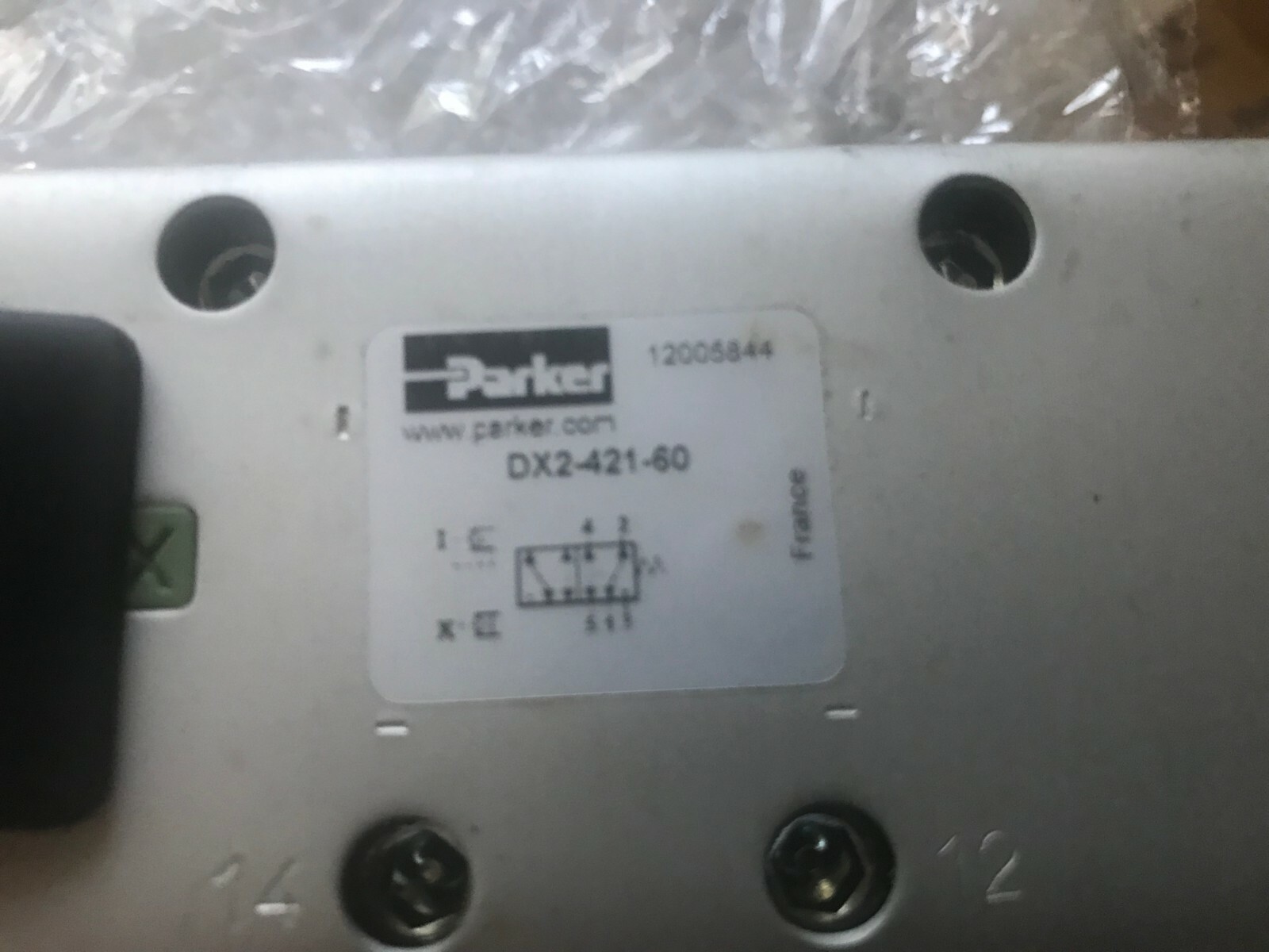 .PARKER  SCHRADER BELLOWS DX2-421-60