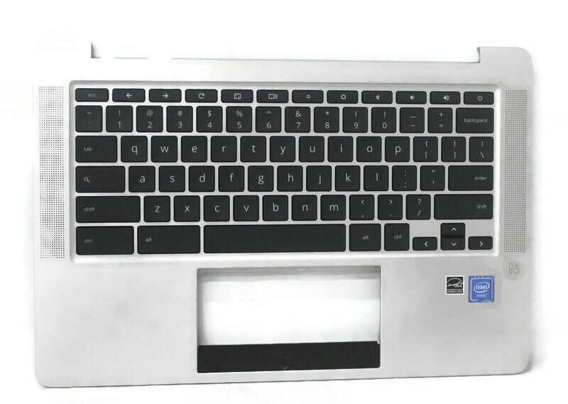Genuine HP Chromebook 14A-NA Palmrest Keyboard L91511-001