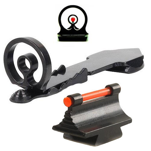 BullsEye Red Fiber Optic Sight Set fits Savage 99  NEW