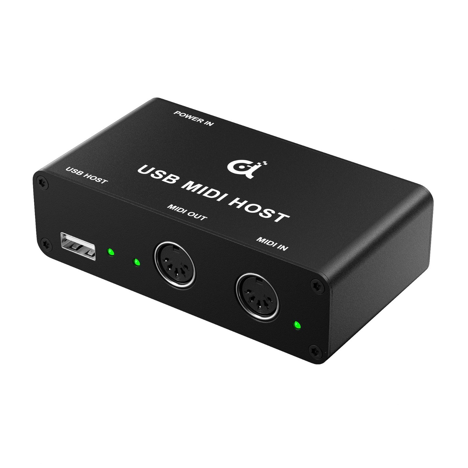 MIDI Host Box with Indicator Light, 5-Pin DIN Interface, USB MIDI Keyboard Conne