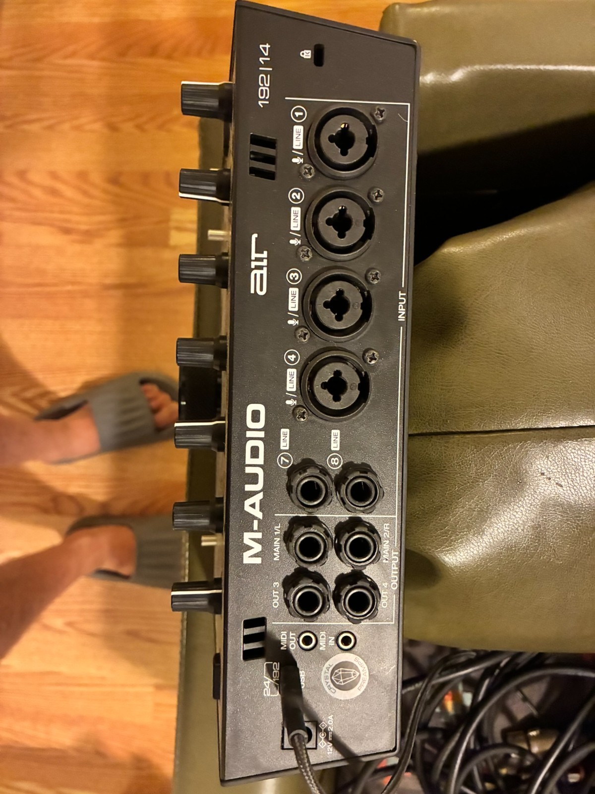 M-Audio AIR 192|14: 8-in 4-out feature-packed USB audio/MIDI interface