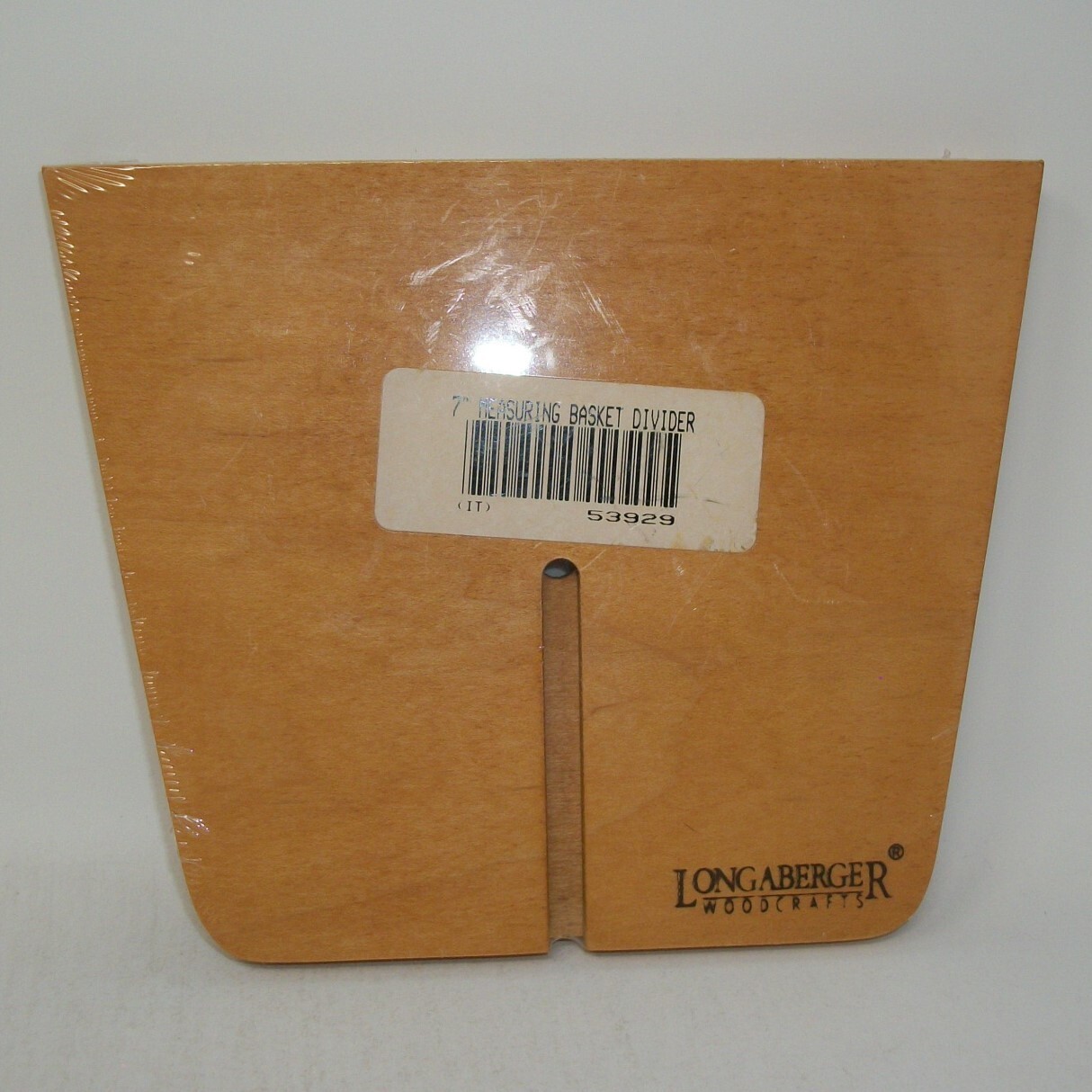 Longaberger Woodcrafts 7" Measuring Basket Divider 53929 SEALED NIP