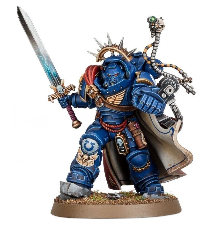 Captain in Gravis Armor - WH40k - Brand New on Sprue - US Import Tax Prepaid*