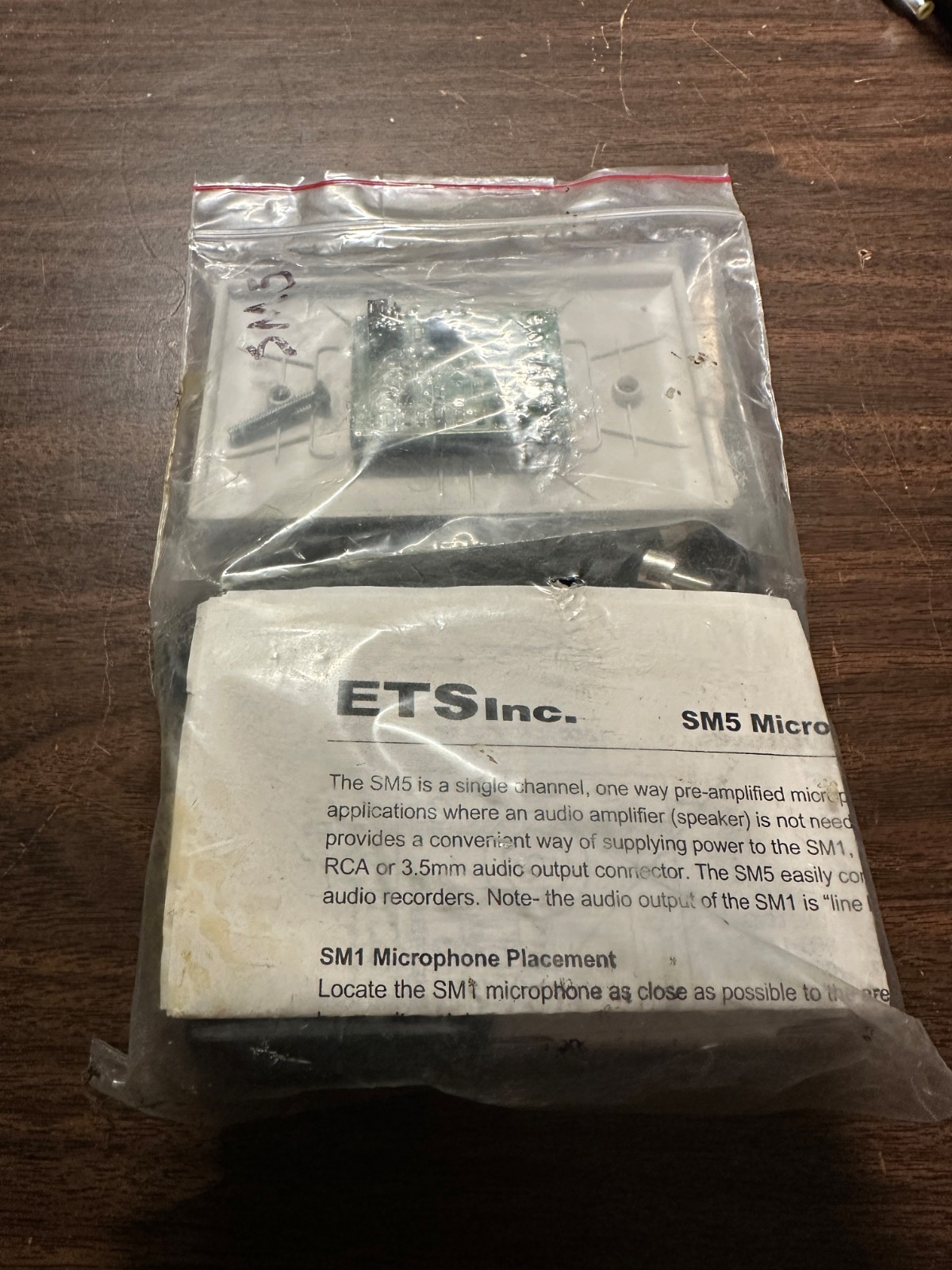 ETS SM5 MICROPHONE KIT