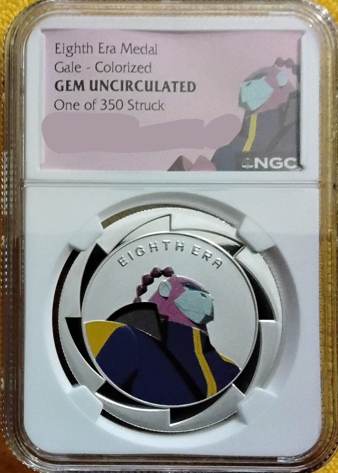 Rare "Eighth Era 1.0" "GALE" GEM UNCIR. NGC GRADED, 1 Of 350 MINTED Nice gang