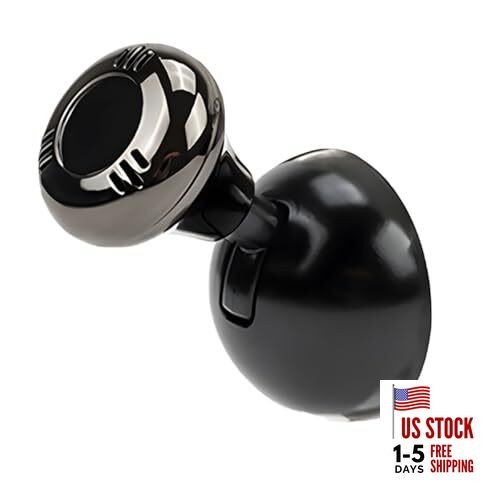 Car Joystick Starter, Metal Vehicle Push to Start Button Rocker, Auto Black