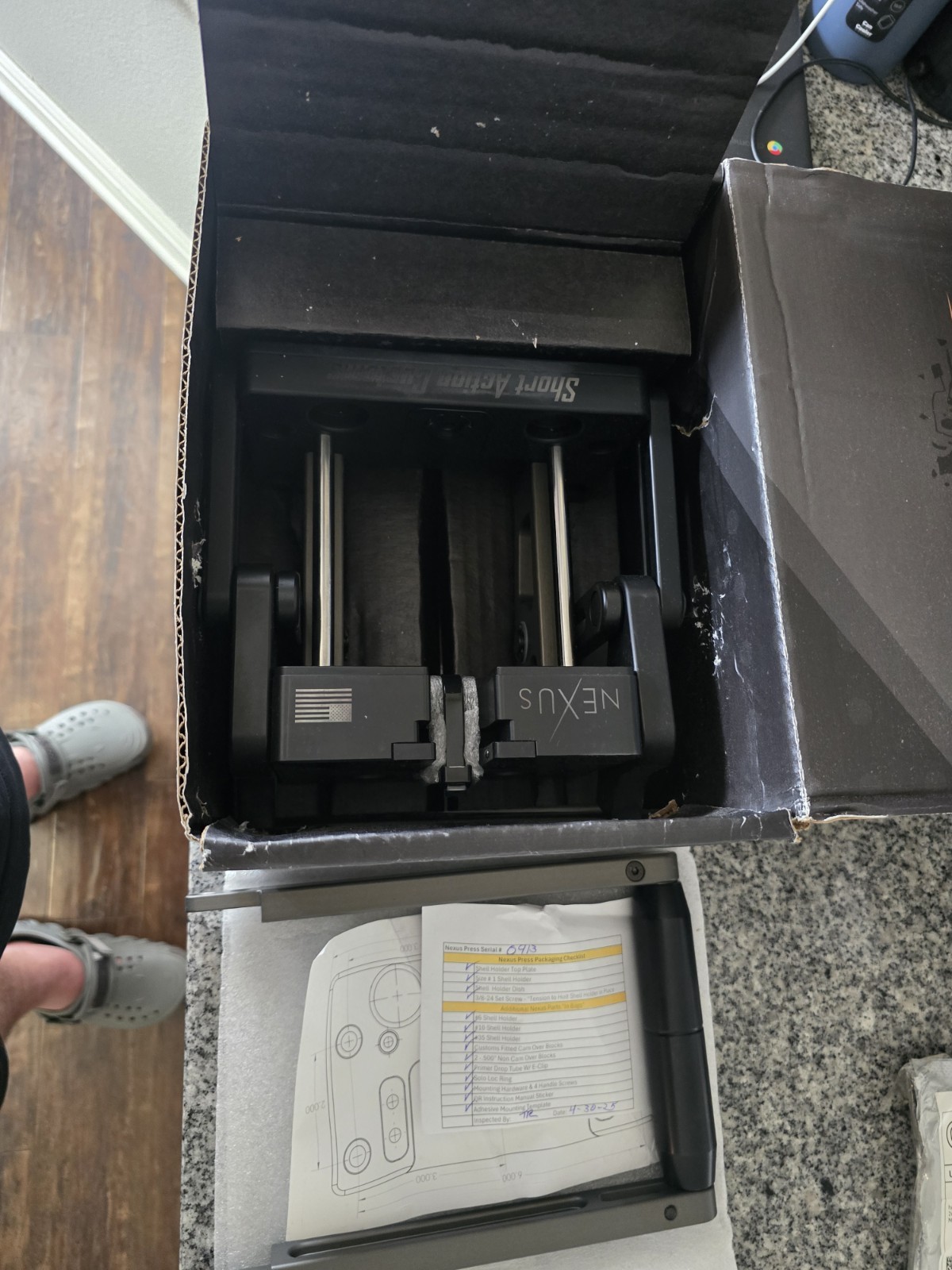 Short Rifle Customs Src Nexus Reloading Press.