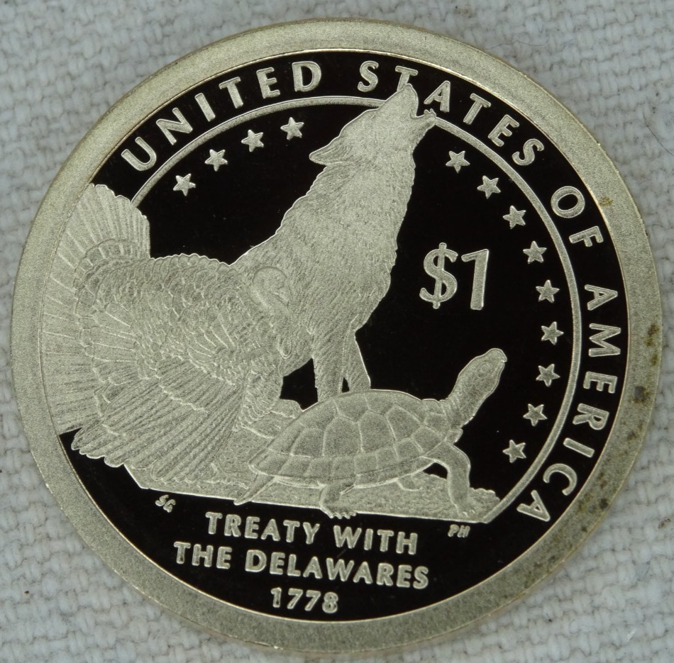 2013-S Native American Dollar Proof DCAM US Mint Coin $1 Sacagawea Treaty