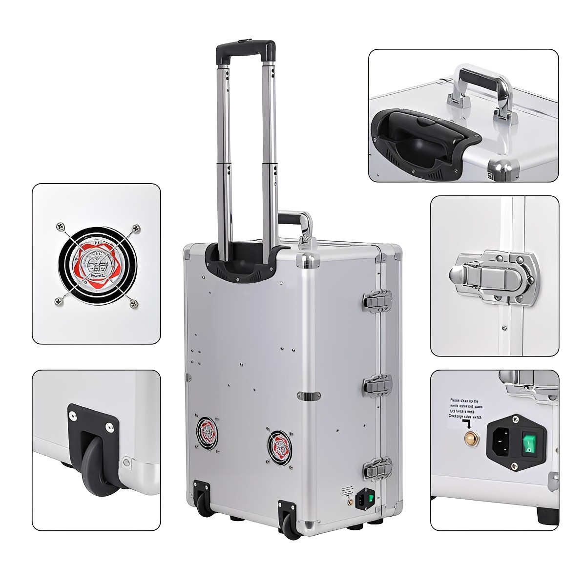 Dental Unit System with Built-in Air Compressor+Mobile Suction Unit System
