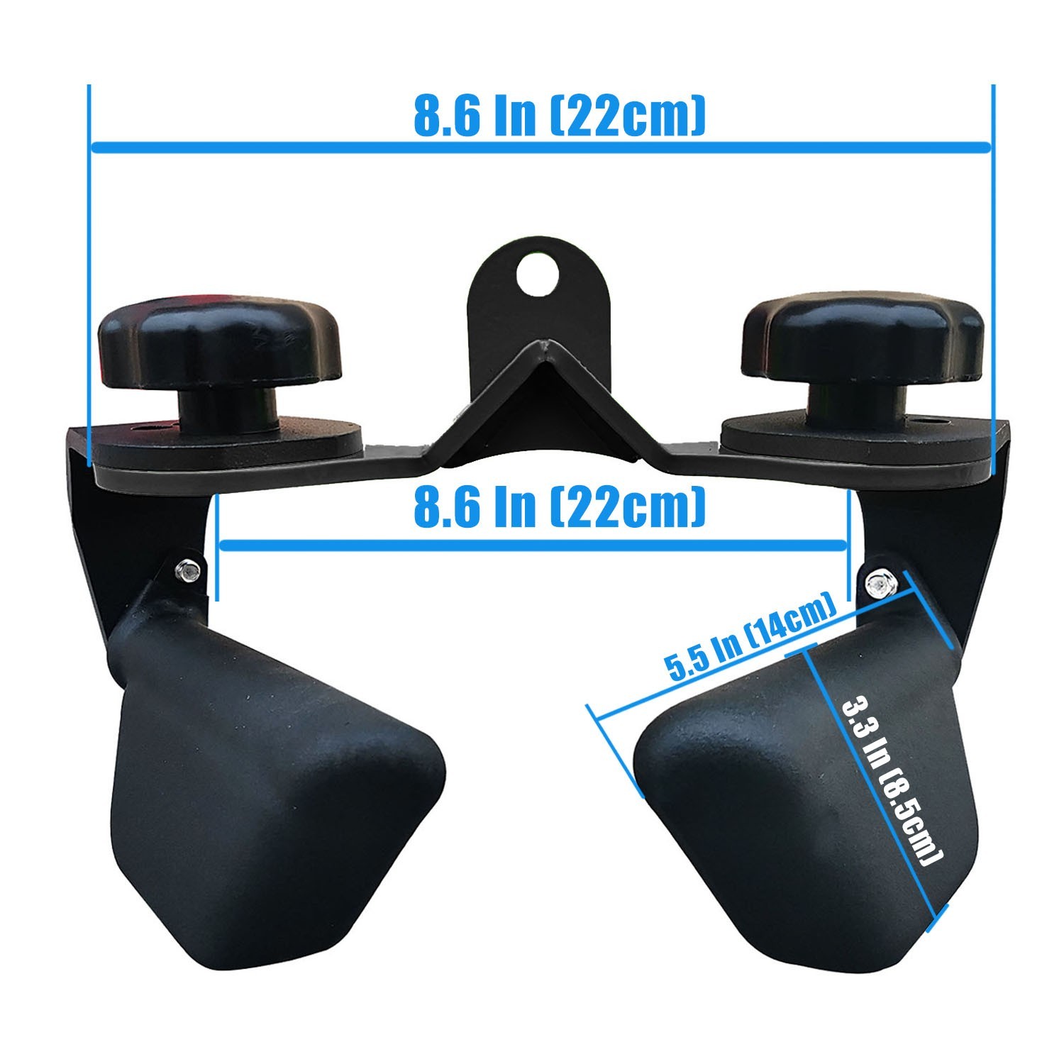 Adjustable Lat Pull Down Bar Cable Machine Attachments for Gym T-bar Row Handle