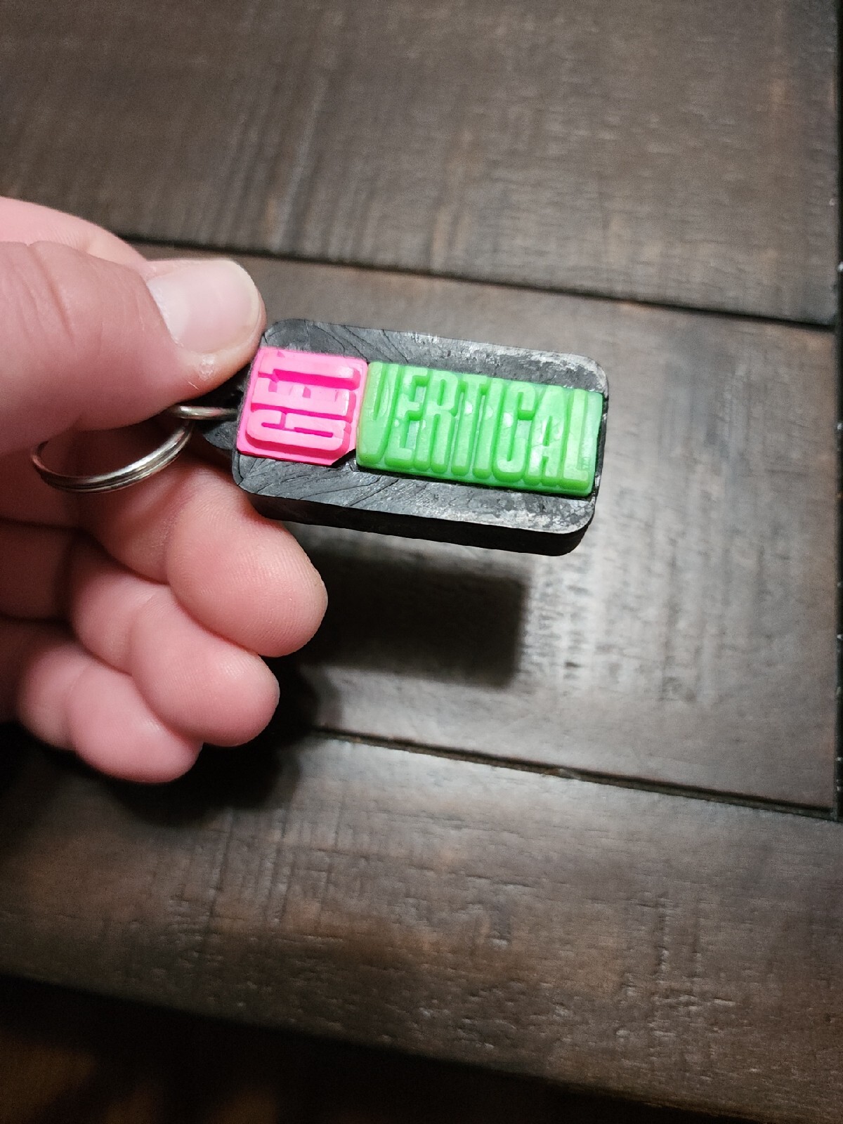 Vintage Mountain Dew Get Vertical Keychain