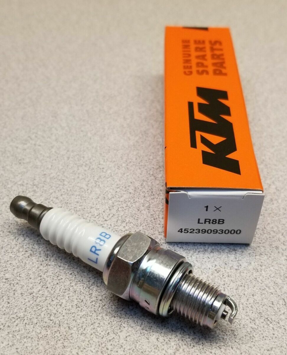 KTM 50 65 SX SPARK PLUG - 45239093000 - LR8B NGK