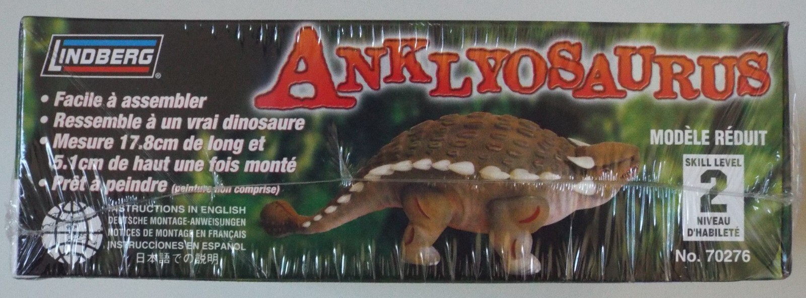 Ankylosaurus Lindberg Dinosaur Collection #70276 Discontinued Shrink Wrap MISB