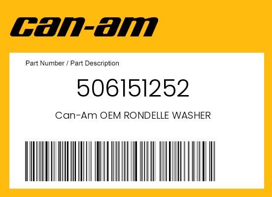 Can-Am Genuine Rondelle Washer - 506151252