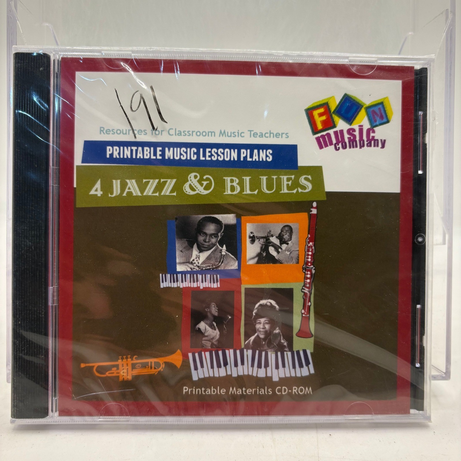 Fun Music Company Printable Music Lesson Plans 4 Jazz & Blues CD-ROM New