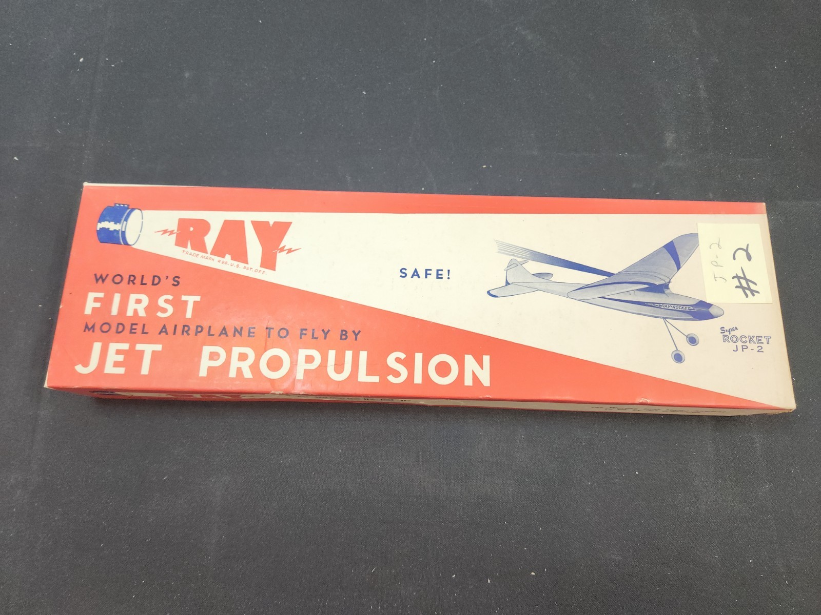 Vintage Ray Balsa JET POWER model airplane kit Super Rocket JP-2   #2