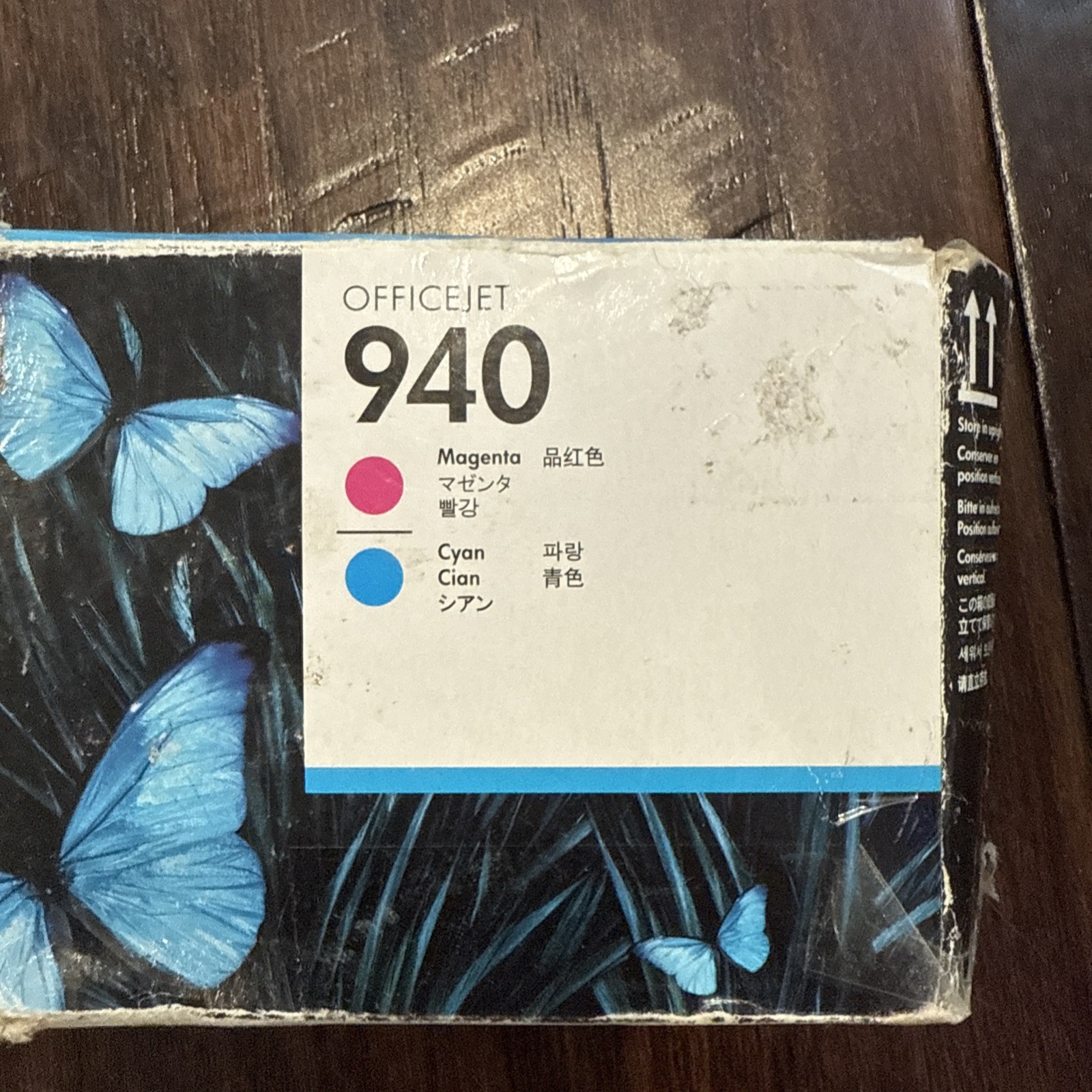 NEW Genuine HP 940 Magenta/Cyan Printhead C4901A 8/2015