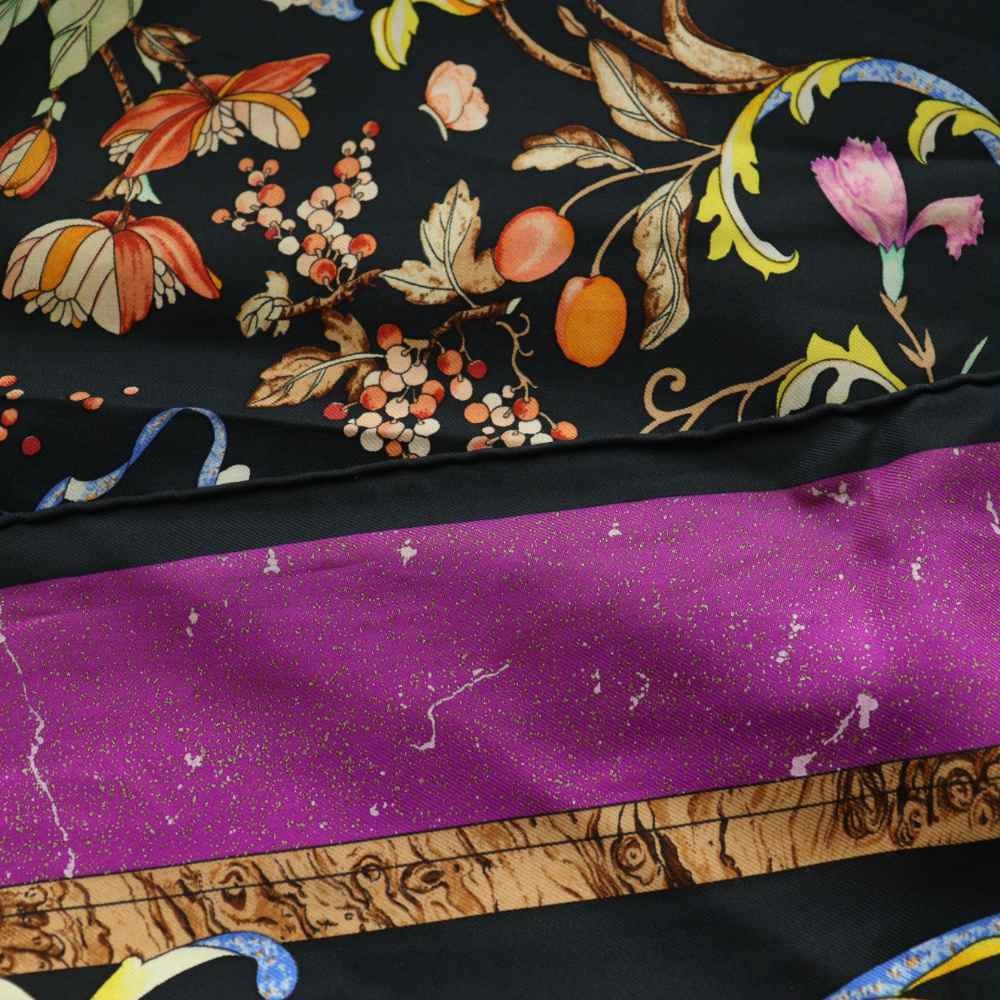 HERMES Pierre Dorian and Doxidan Eastern and Western Stone Craft Scarf 90