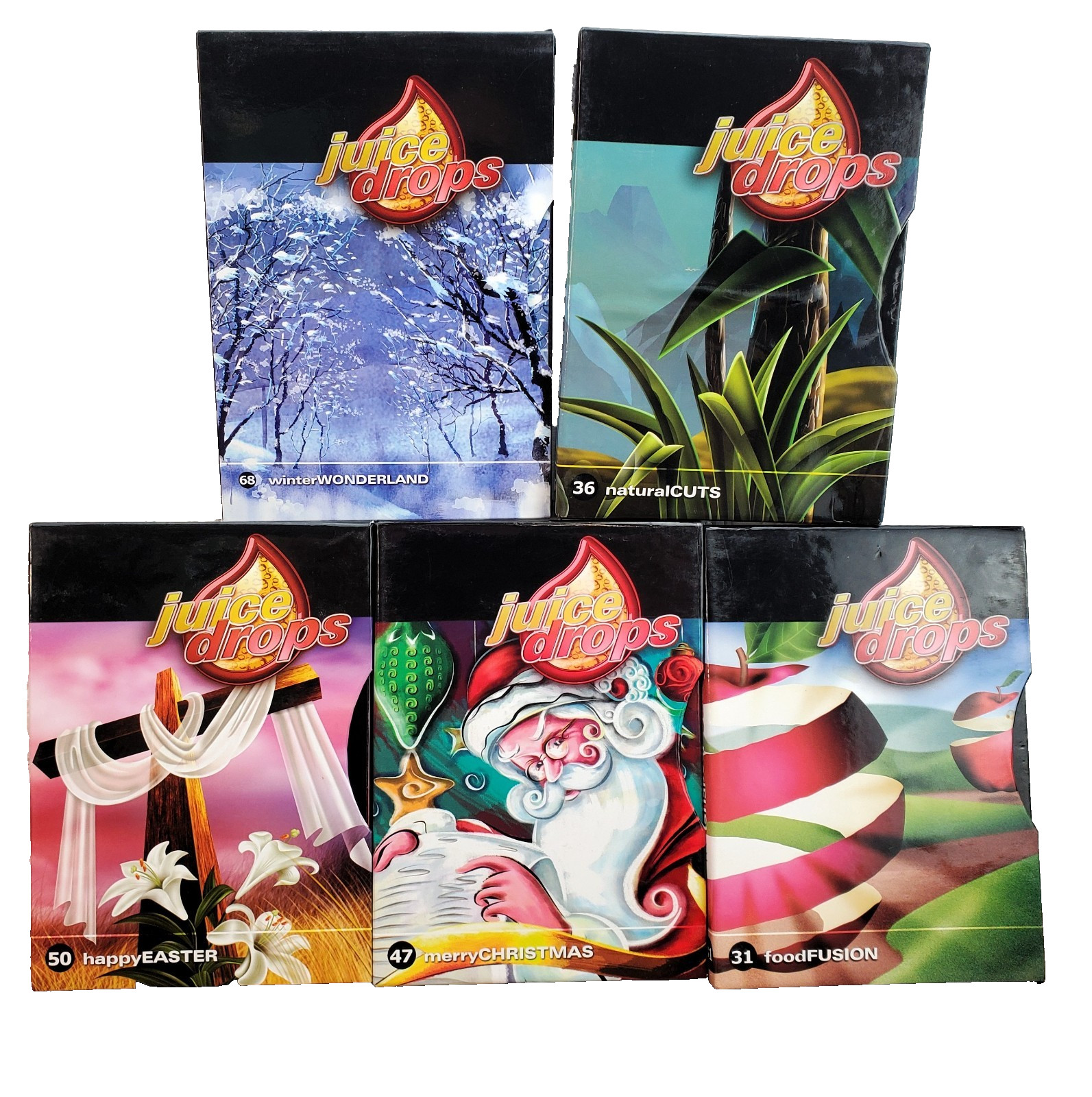 Digital Juice Juice Drops Graphics Software Lot 5 Volumes Layered DVD-ROM PSD