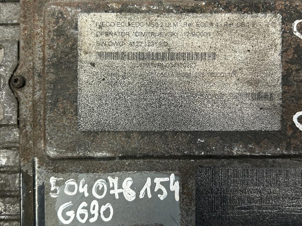 Engine control unit (ECU) 504078154 Iveco Trucks STRALIS I 2002