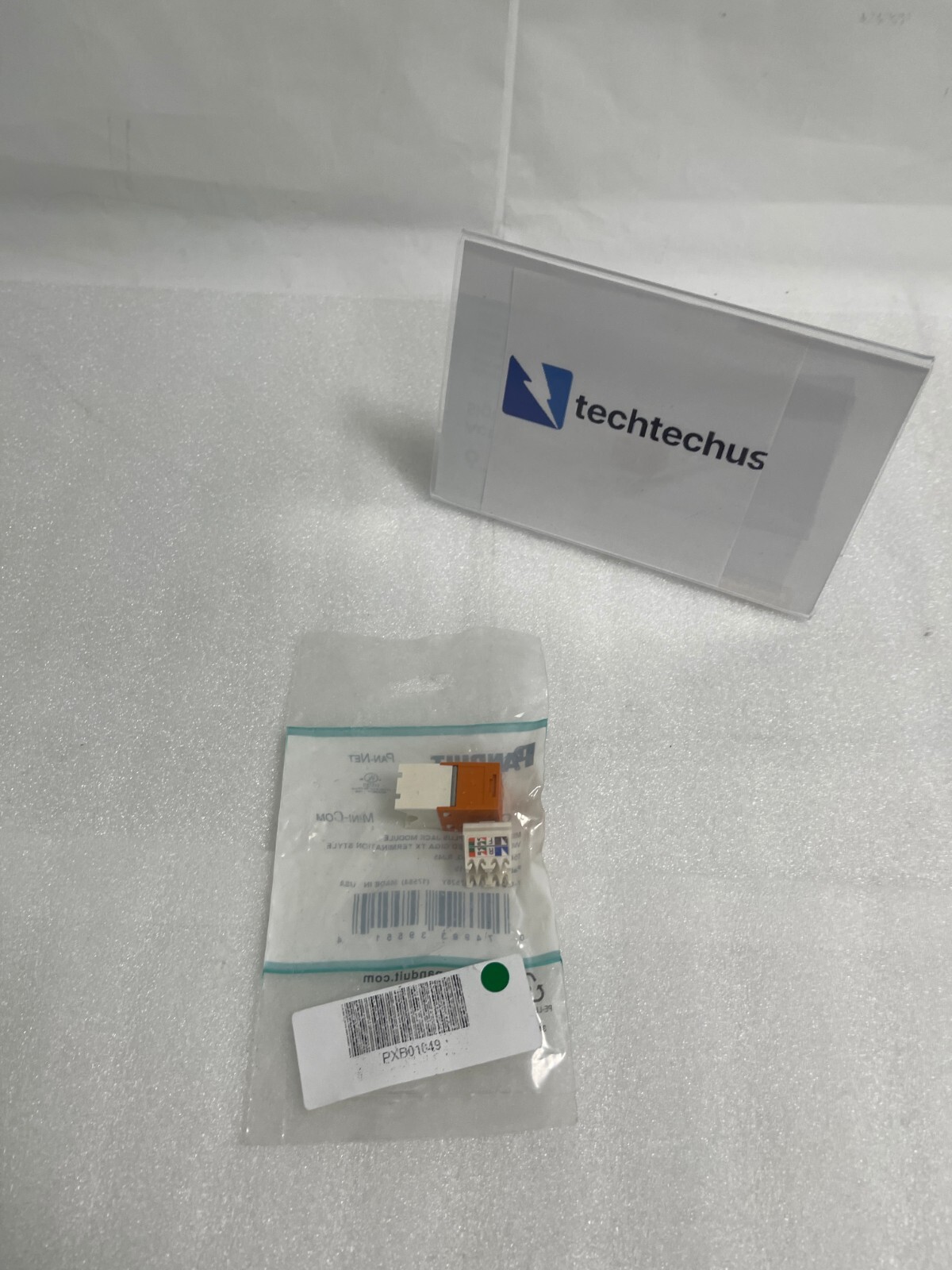 Panduit CJ688TGOR Giga-TX Cat6 Jack Module - Orange (1-Pack)
