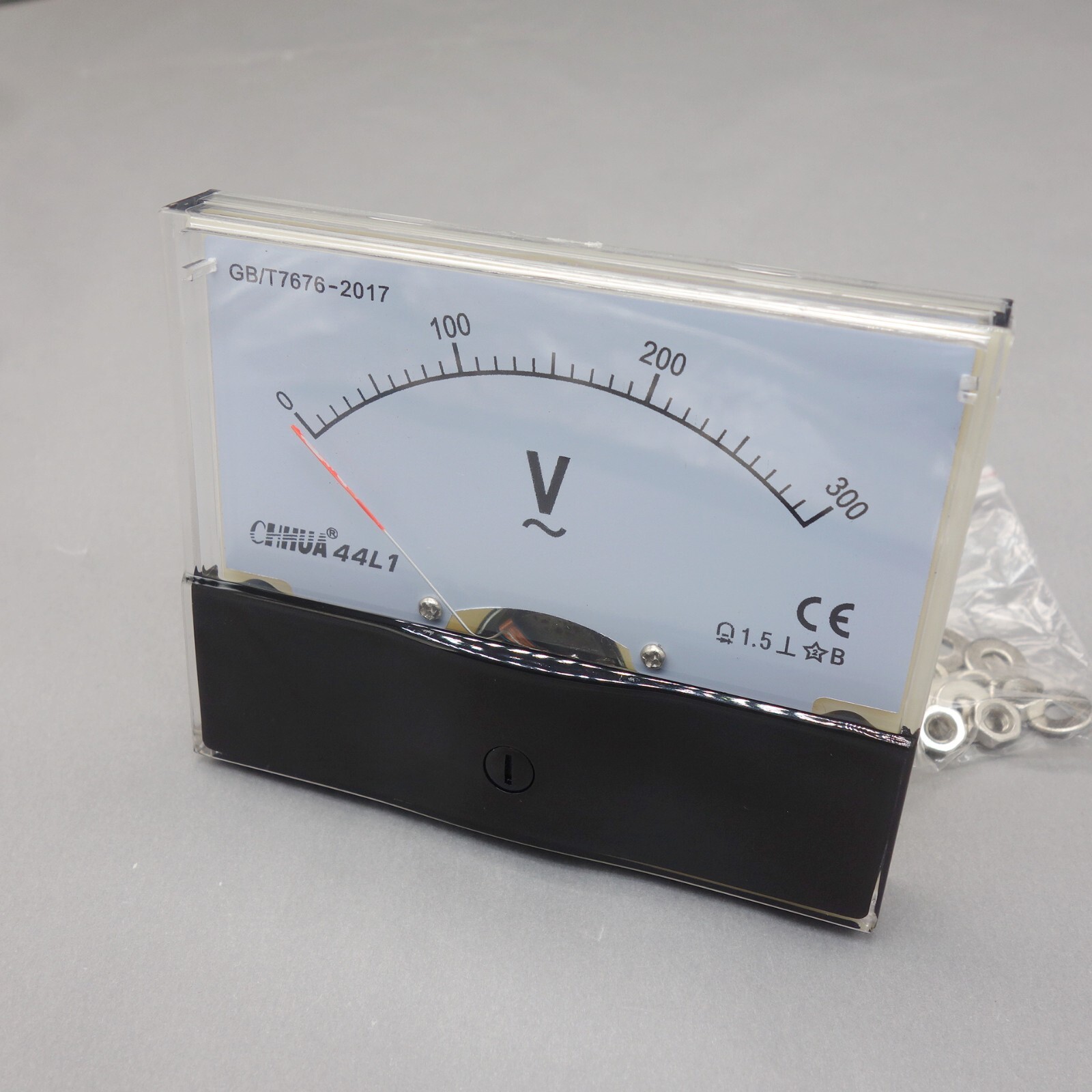 1pc Analog Voltage VOLTMETER Panel Meter AC 0-300V 44L1 80*100MM