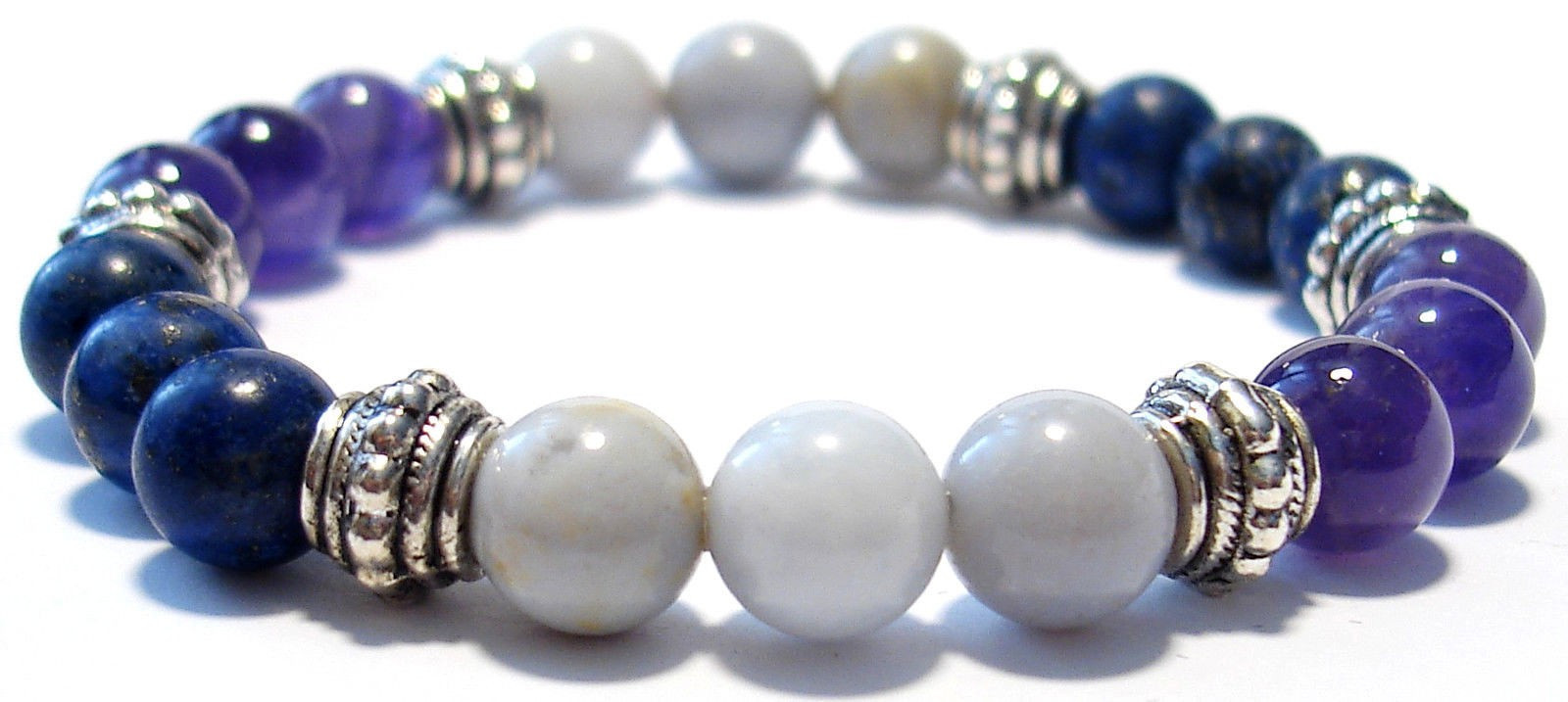 ANGER RELEASE (Rational Response) 8mm Crystal Intention Bracelet w/Card- Healing