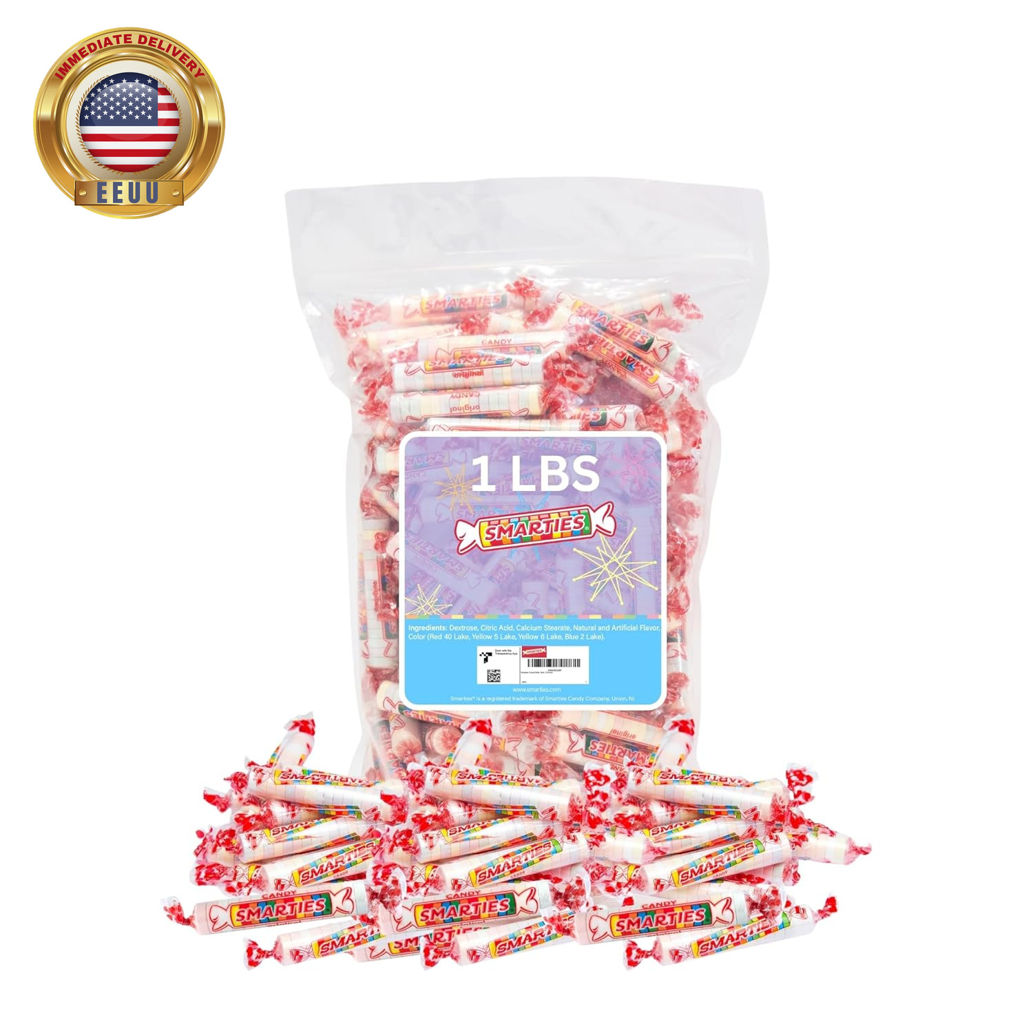 Candy Bulk Rolls Original Flavor, Gluten & Vegan Free, Classic Sweetness from Fa