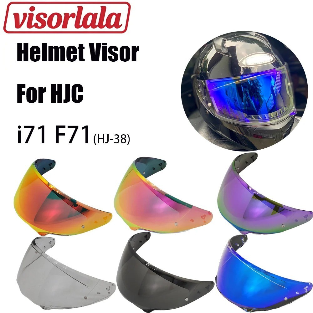 Motorcycle Helmet Visor Lens For HJC HJ-38 i71 F71 Anti-UV Anti-Scratch UK