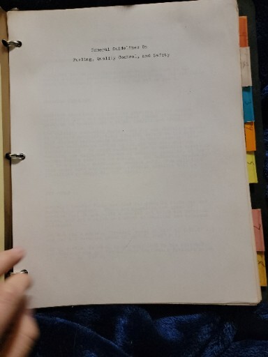 WASHINGTON AIR CO. STANDARD OPERATING PROCEDURES 1986