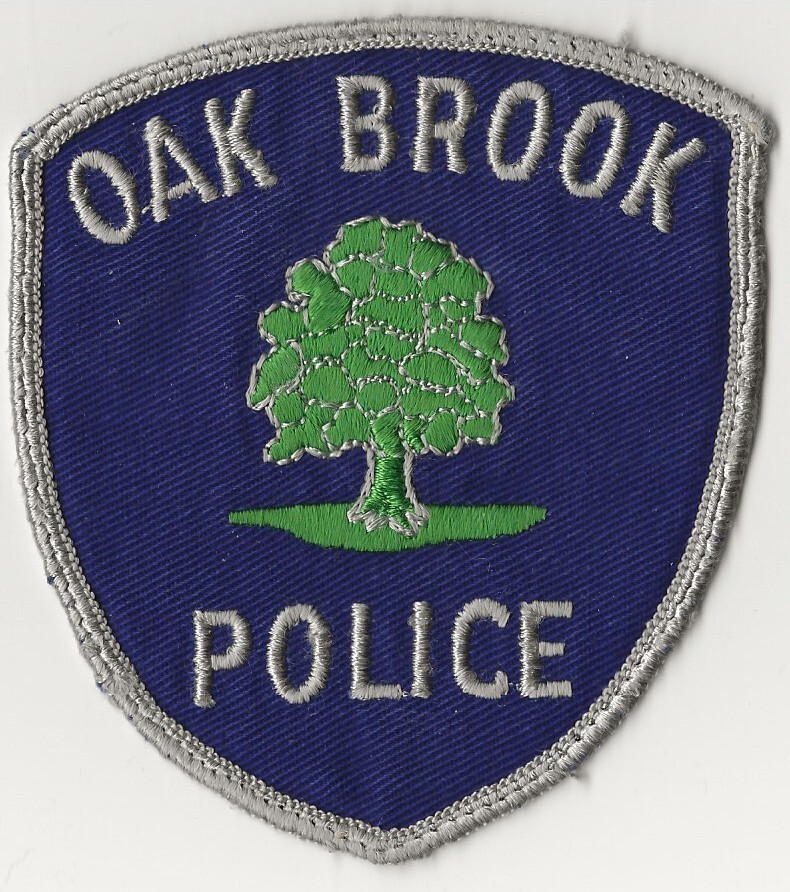 OAK BROOK Illinois Police Shoulder Patch