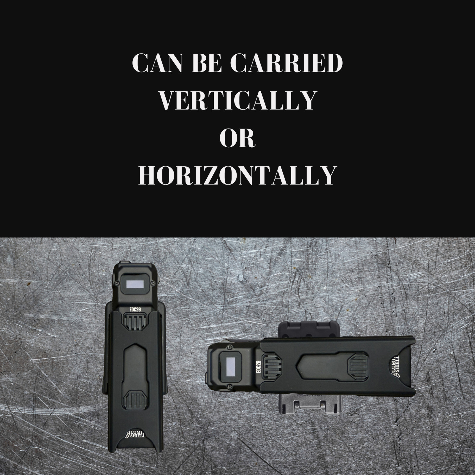 Clip & Carry Belt Holster for Nitecore EDC29 Flashlight Holder Case - USA