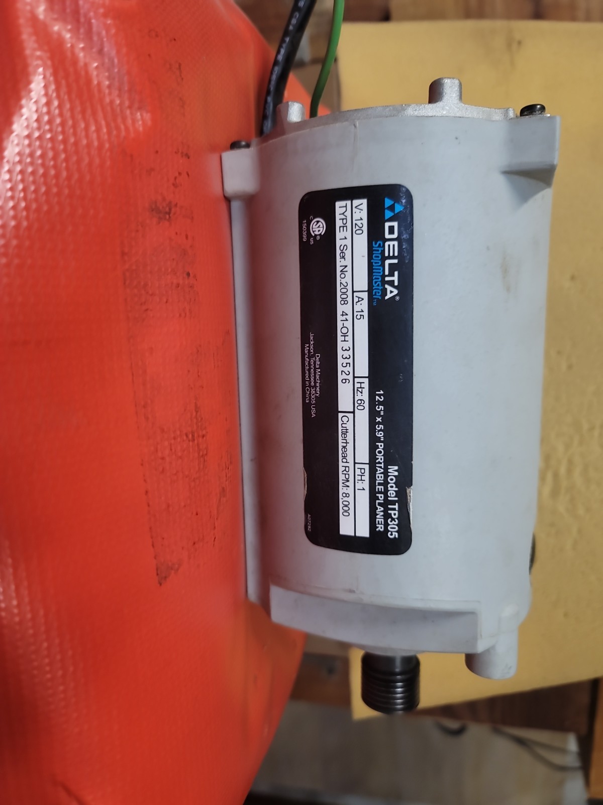 Delta Planer 120 Volt Motor