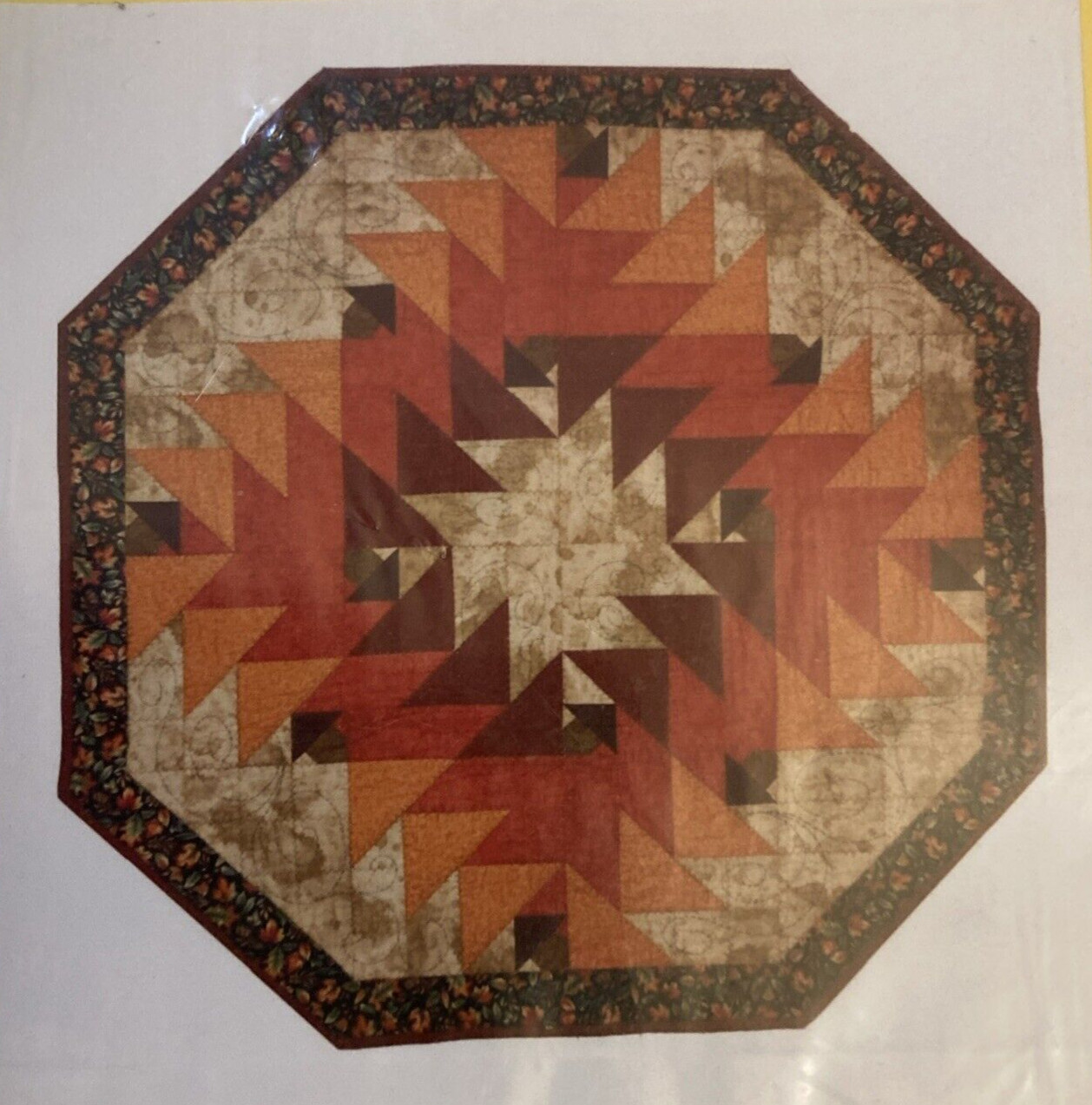 Rare Turn-Arounds Autumn Wreath Table Topper 2010 Quilt pattern only