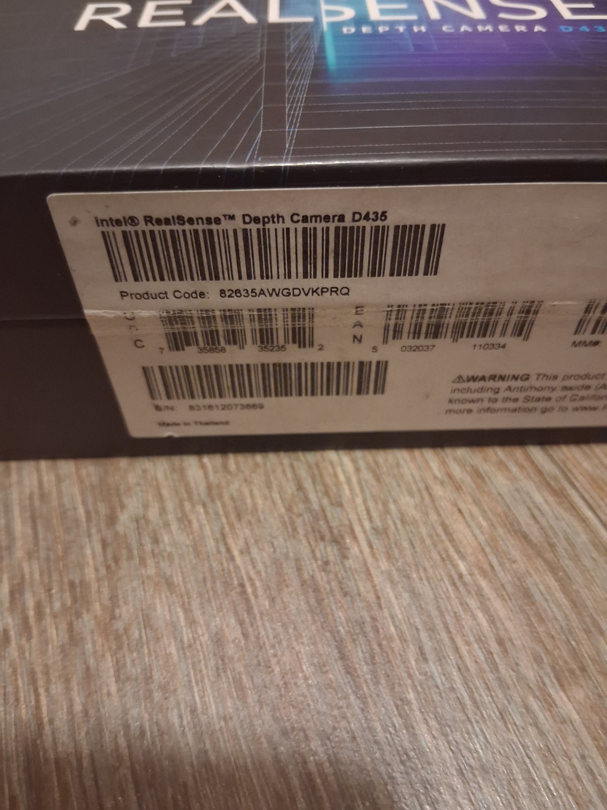 Intel RealSense Depth Camera D435 Webcam