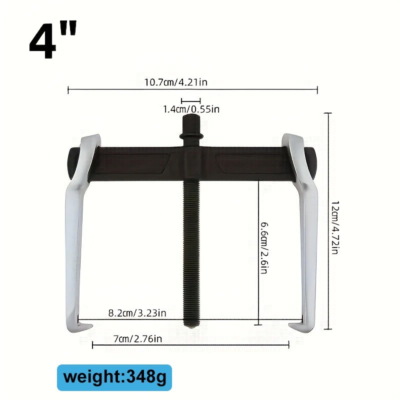 2 Jaw Bearing Puller Tool for Removing Gears Pulleys and Engine Components